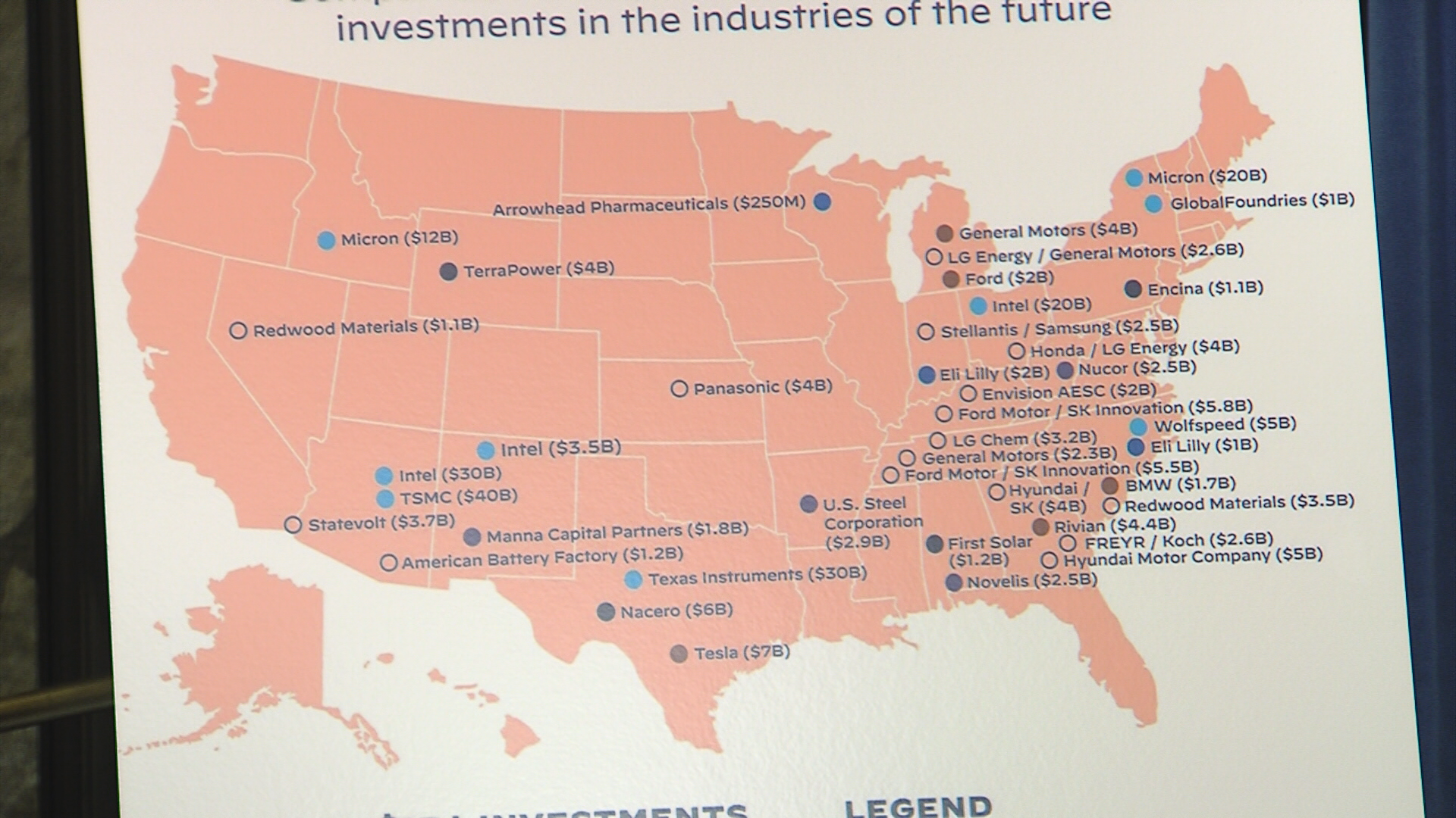 United State business map